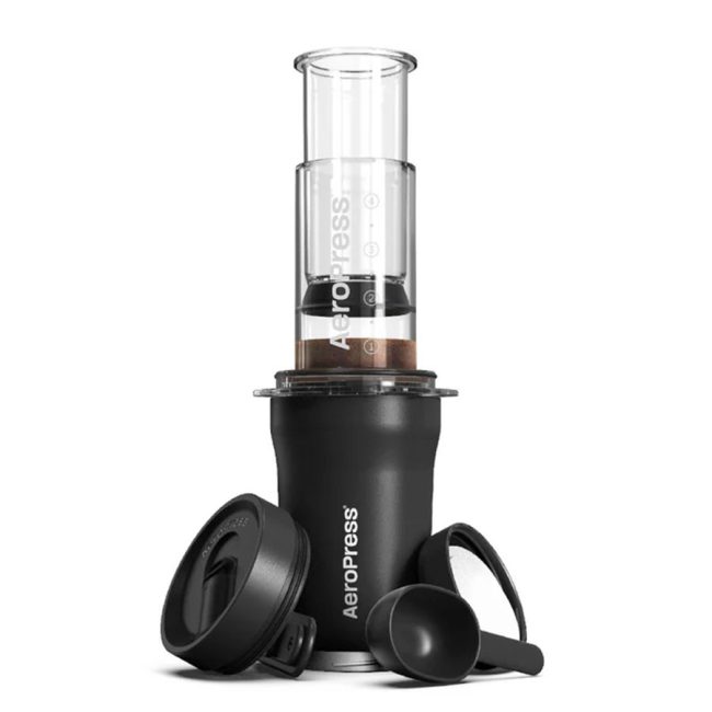 AeroPress Go Plus Travel System - Black Malta