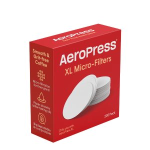 AeroPress Paper Micro-Filters 200 Sheets XL - White Vicky Coffee